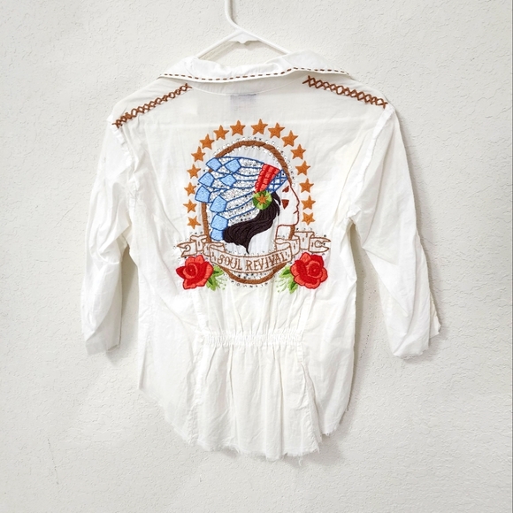 Sunshine Soul Printed Tassel Button-Up Top - 3 Colors